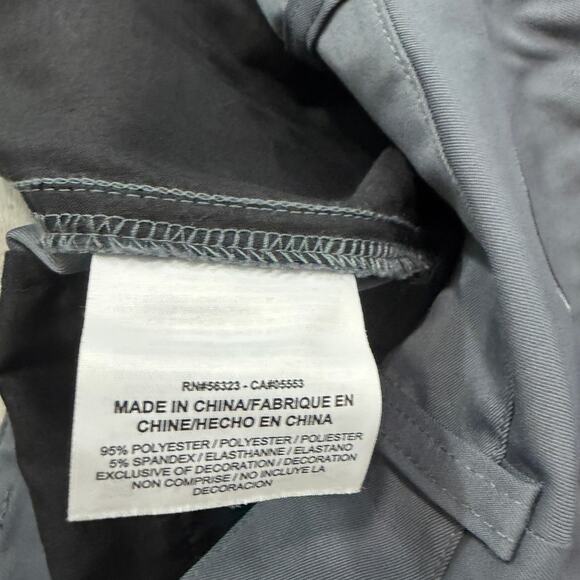 Nike Golf Dri-Fit Tech Pants Mens 30x30 Gray Flat Front Chino Golfing 472532-021 - Picture 4 of 10